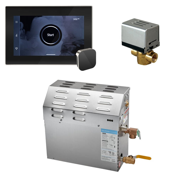 Mr. Steam MS iSteamX Steam Shower Generator Package with iSteamX Control Polished Nickel