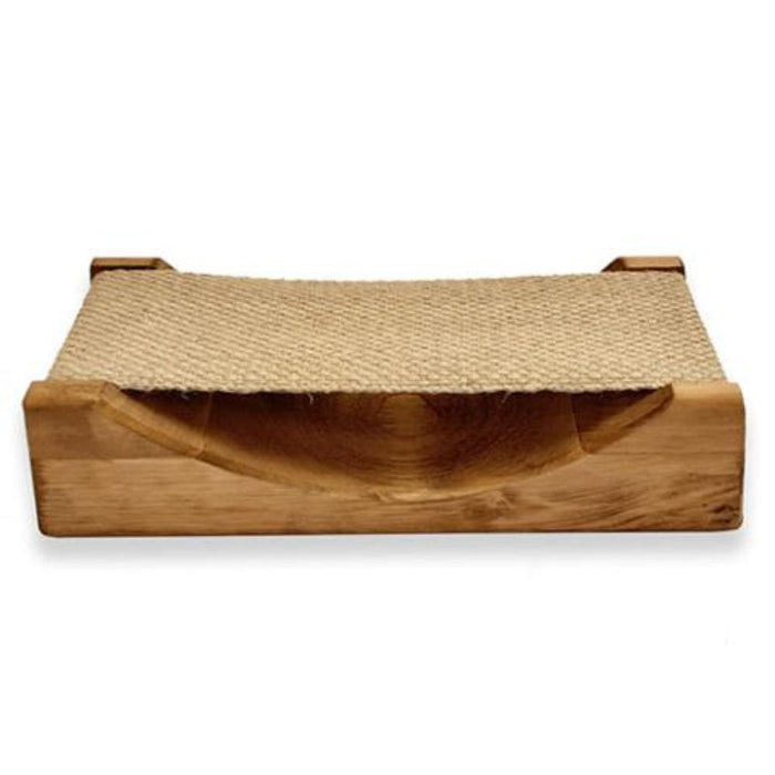 SaunaLife SaunaGear Headrest 1 Wooden Headrest with Cloth Neck Support