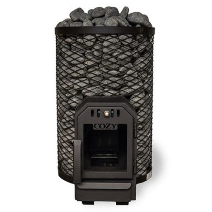 Cozy Heat O Thru-Wall Wood Burning Sauna Stove