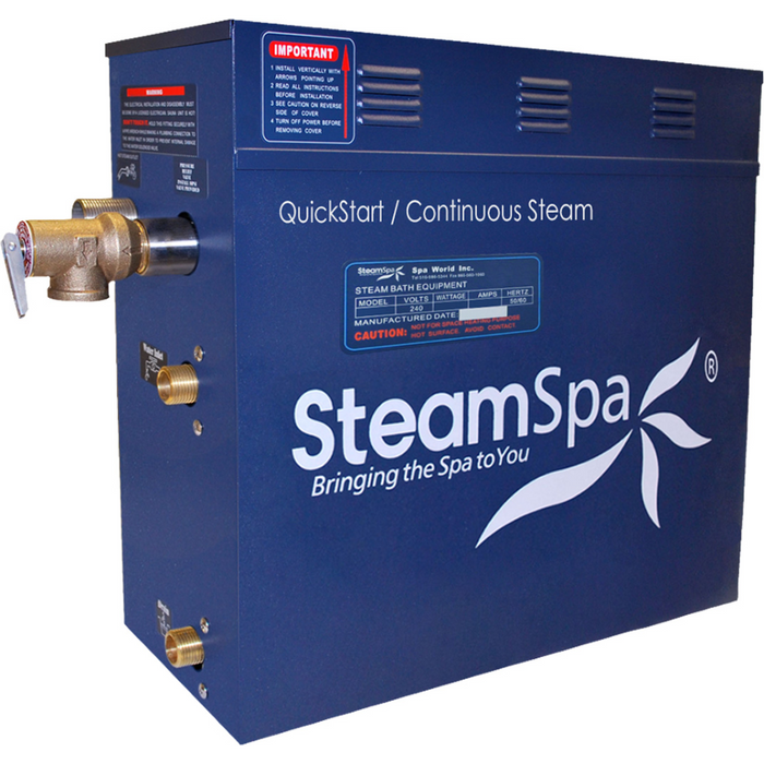 SteamSpa 10.5kW QuickStart Acu-Steam Bath Generator