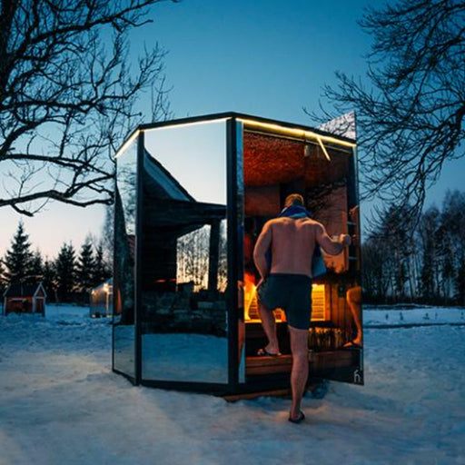 3 person sauna outside