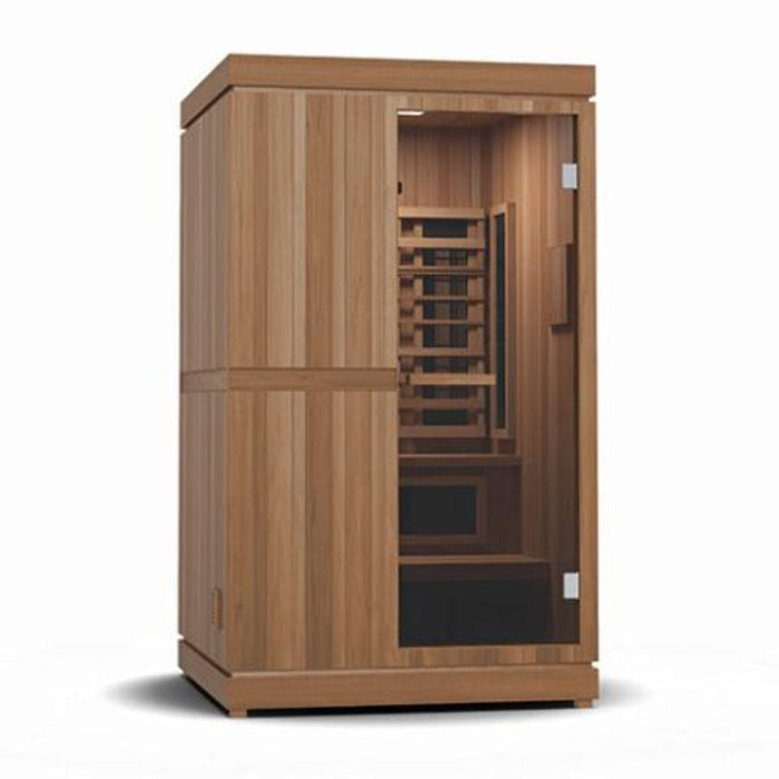 Finnmark FD 4 Trinity 2 Person Infrared Sauna Steam Sauna Combo side view