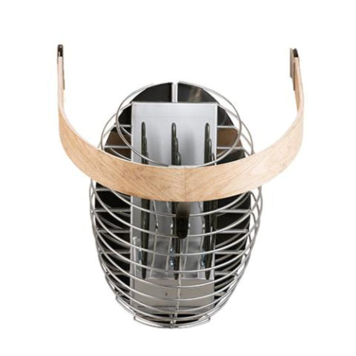 HUUM Drop Series Sauna Heater Safety Rail front view