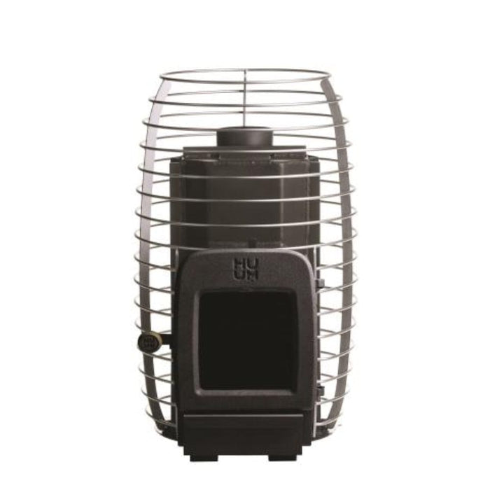 HUUM Hive Heat 12_0kW Wood Burning Sauna Stove w Firebox Extension empty
