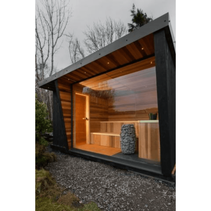 HUUM Hive Mini Series 6_0kW Electric Sauna Heater installed outdoor