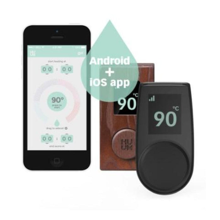 HUUM Sauna Heater Digital OnOff Time Temperature Control WiFi Glass mobile app