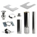 HUUM Sauna Wood Stove Chimney Set Thru Ceiling parts
