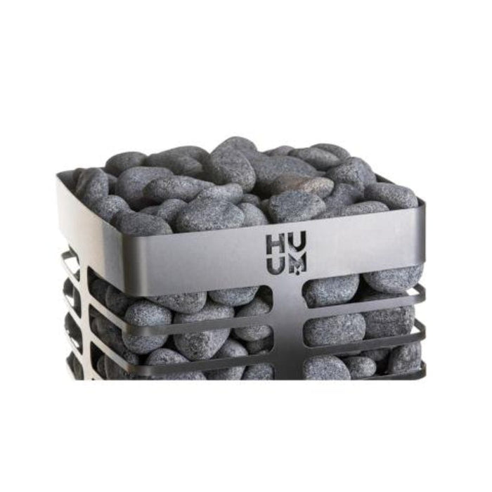 HUUM Steel Series 6kW Electric Sauna Heater top close up