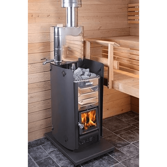Harvia Pro 20 Series Wood Burning Sauna Stove 24kW corner view