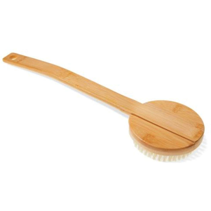 Kolo Sauna Bath Brush with Handle Natural Bamboo