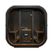SaunaLife Cube Series Outdoor Home Sauna CL7G front view