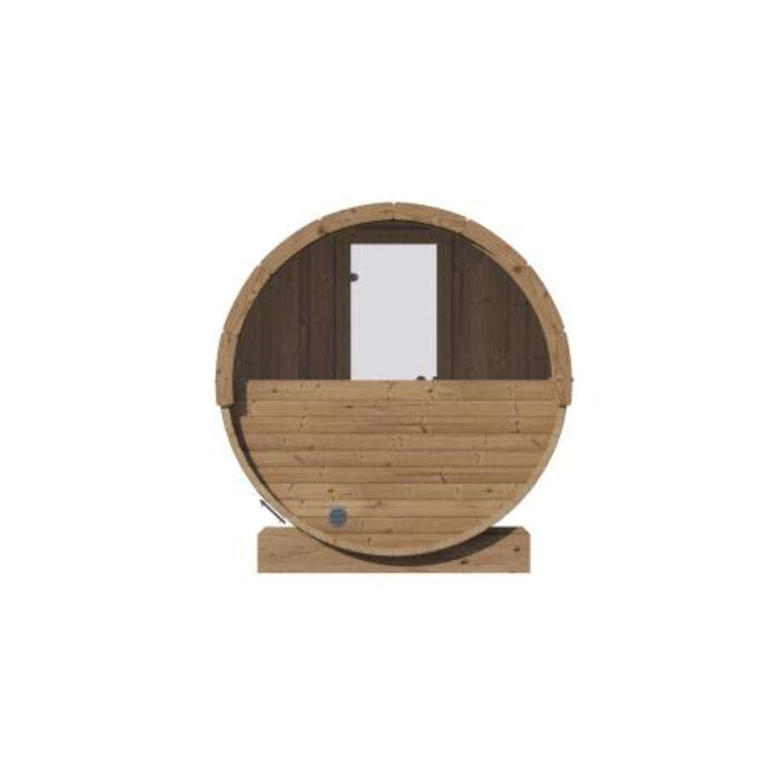 SaunaLife Ergo Series E8W Outdoor Sauna Barrel Window rear