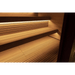 SaunaLife G7S Pre Assembled Outdoor Home Sauna bench lighting