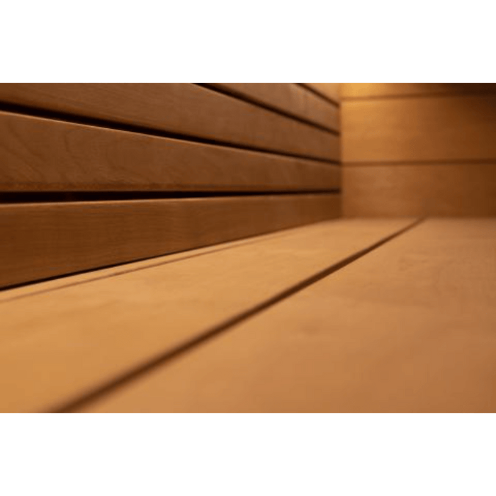 SaunaLife G7S Pre Assembled Outdoor Home Sauna flooring