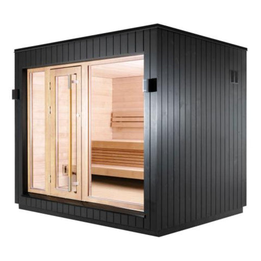 SaunaLife G7S Pre Assembled Outdoor Home Sauna side view