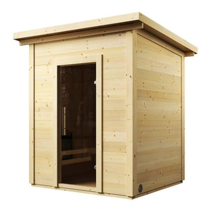 SaunaLife Garden Series Home Outdoor Sauna Kit G2 in white background