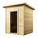 SaunaLife Garden Series Home Outdoor Sauna Kit G2 in white background