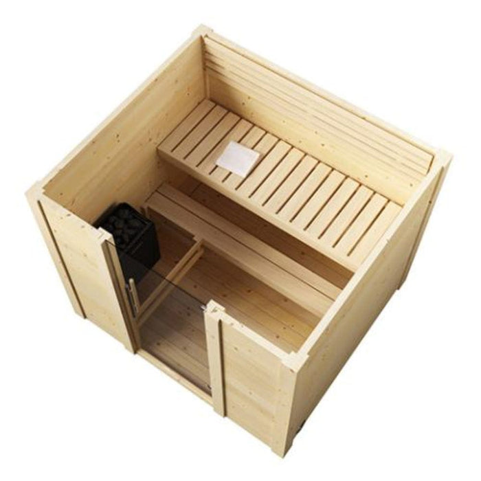 SaunaLife Garden Series Home Outdoor Sauna Kit G2 top view