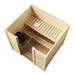 SaunaLife Garden Series Home Outdoor Sauna Kit G2 top view