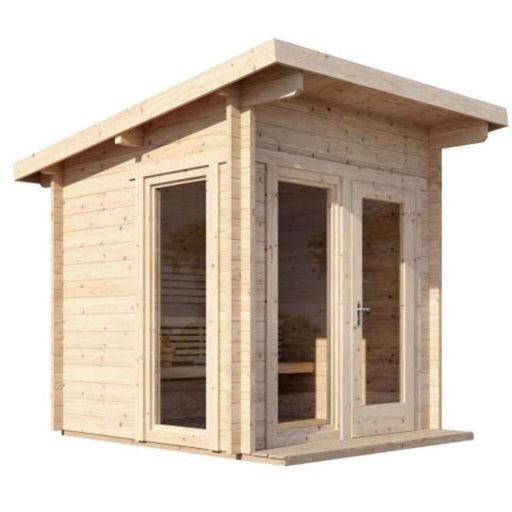 SaunaLife Garden Series Home Outdoor Sauna Kit G4 left view