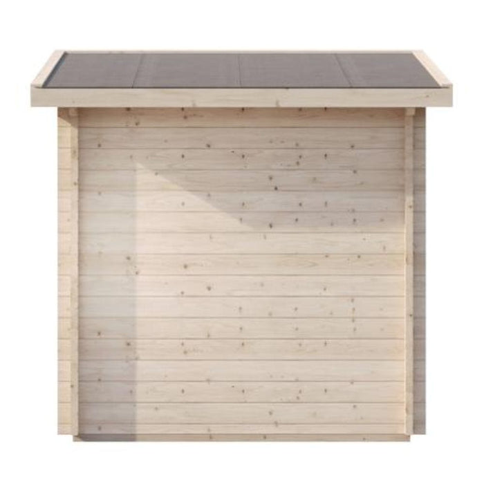 SaunaLife Garden Series Home Outdoor Sauna Kit G4 rear view