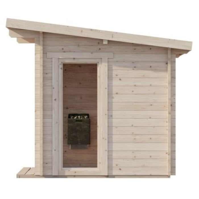 SaunaLife Garden Series Home Outdoor Sauna Kit G4 side door