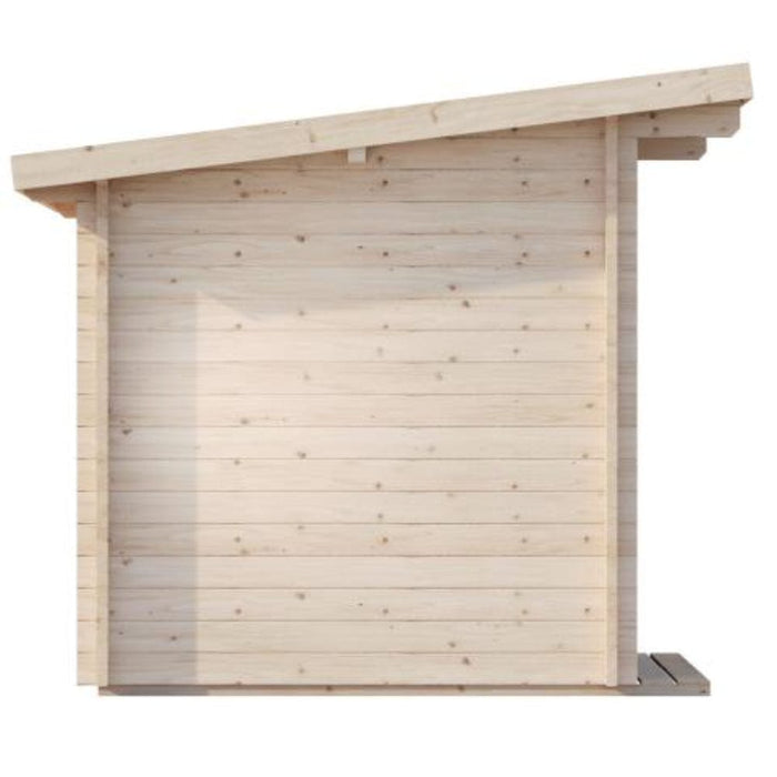SaunaLife Garden Series Home Outdoor Sauna Kit G4 side view