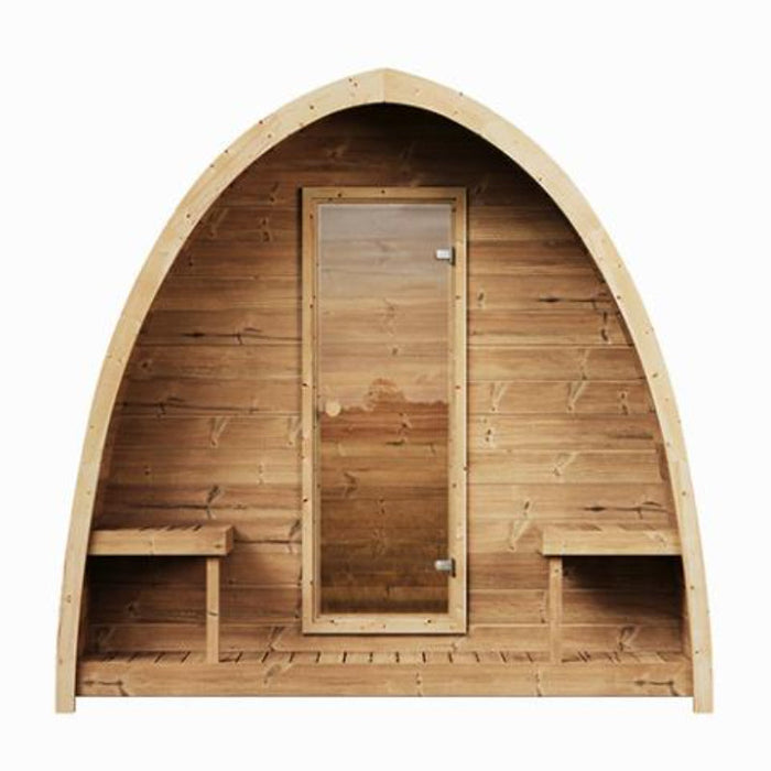 SaunaLife Garden Series Outdoor Home Sauna Kit G3 front view