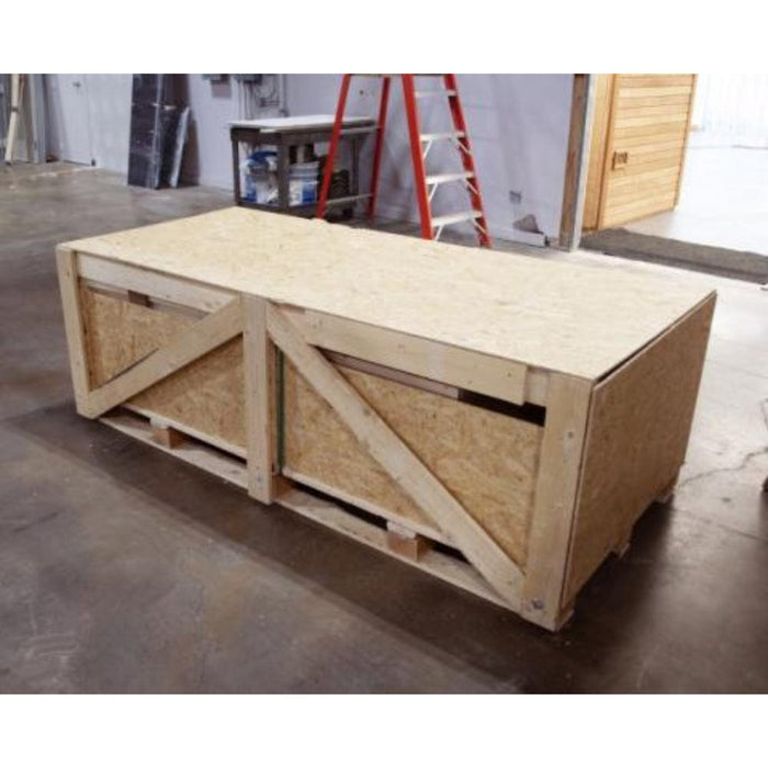 SaunaLife Model X6 Home Indoor Sauna crate