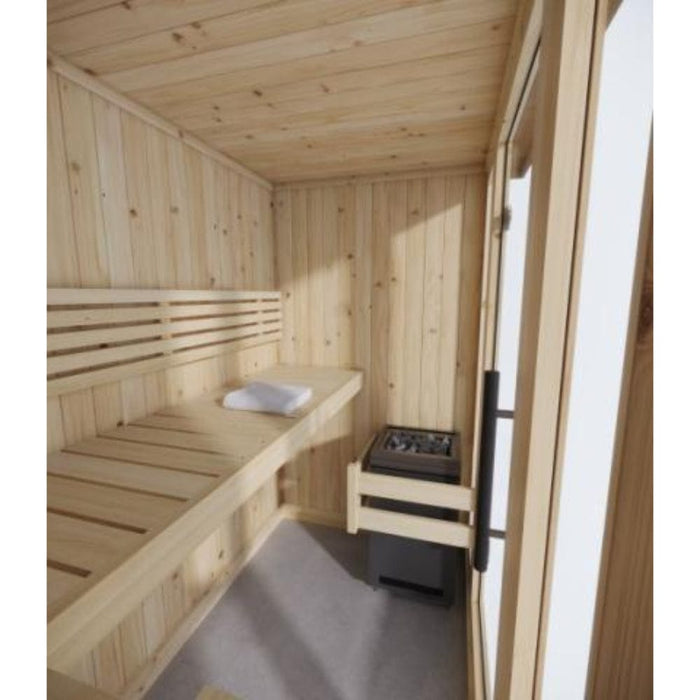SaunaLife Model X6 Home Indoor Sauna interior view
