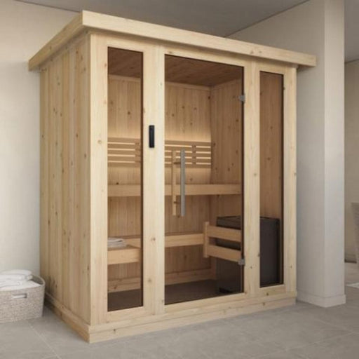 SaunaLife Model X6 Home Indoor Sauna main corner view