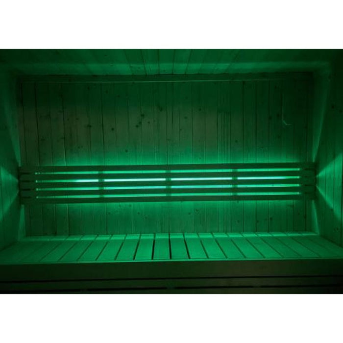 SaunaLife Mood Lighting for Indoor Sauna Model X6 green