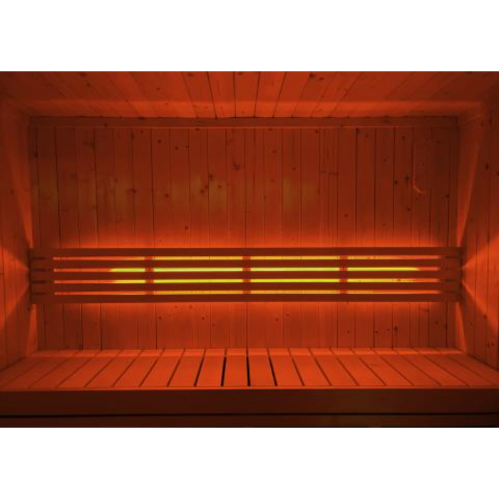 SaunaLife Mood Lighting for Model X7 Indoor Home Sauna orange