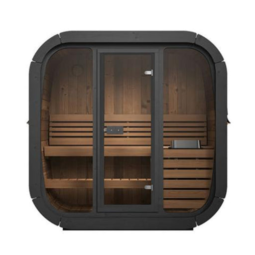 SaunaLife Outdoor Home Sauna Model CL4G front view