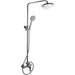 SaunaLife Rain Series Outdoor Barrel Shower Kit Model R3 assembled