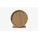 barrel sauna for sale rear window in white background