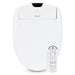 brondell swash 1400 luxury bidet toilet seat white top view with remote