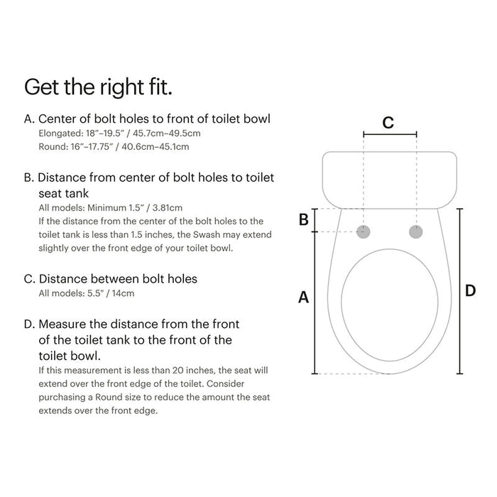 brondell swash ds725 bidet toilet seat fit guide