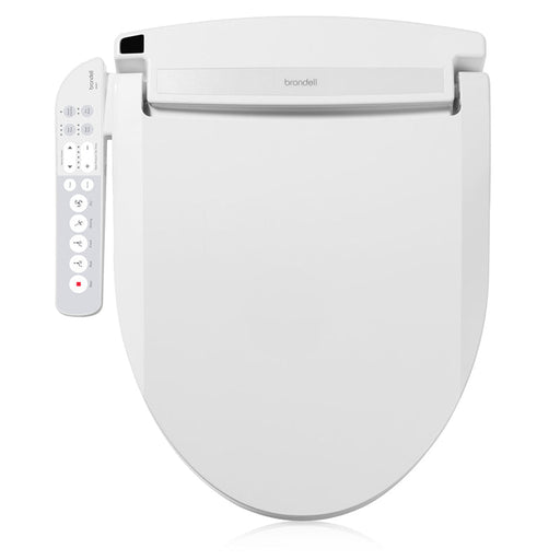 brondell swash em417 bidet toilet seat top view