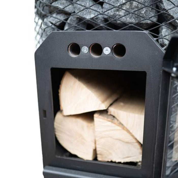 Cozy Heat O Thru-Wall Wood Burning Sauna Stove