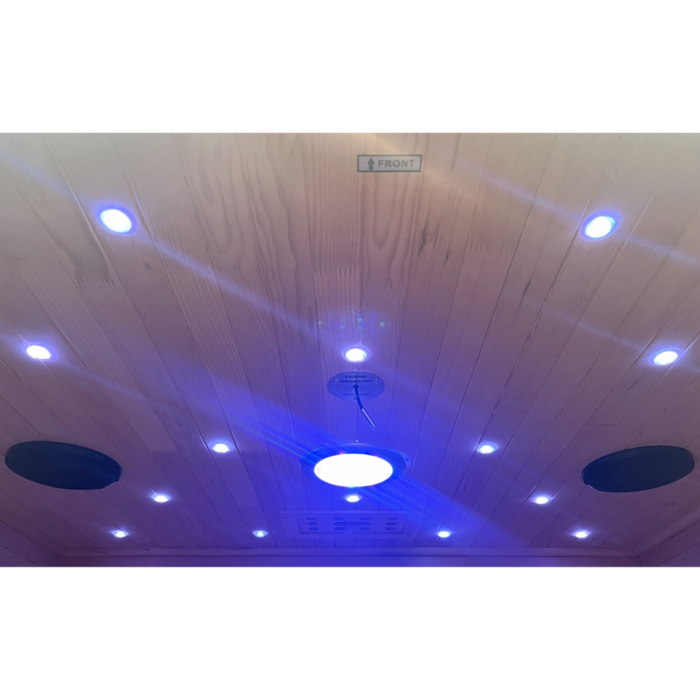 SteamSpa Infrared Home Sauna Hemlock Wooden Indoor 1-2 Person Infrared Sauna Spa