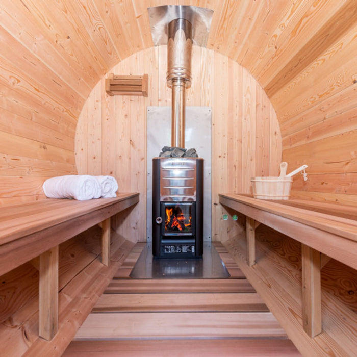 Dundalk Leisure Craft Outdoor Barrel Sauna CT Serenity