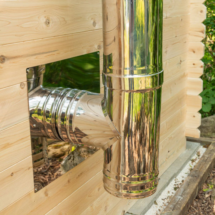 dundalk leisurecraft sauna tube close up