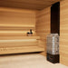electric sauna heater corner side view