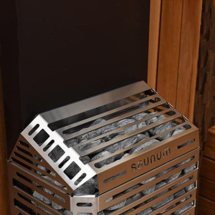 electric sauna heater top view