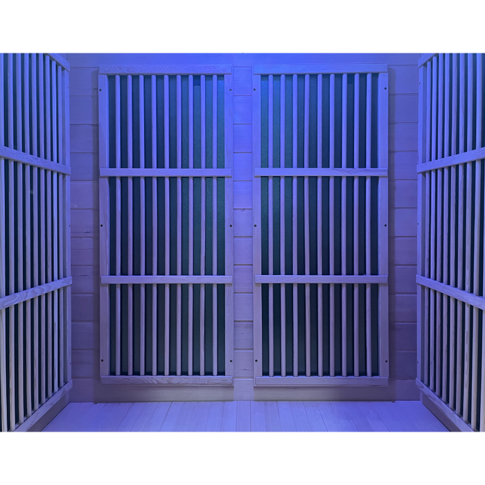 SteamSpa Infrared Home Sauna Hemlock Wooden Indoor 1-2 Person Infrared Sauna Spa