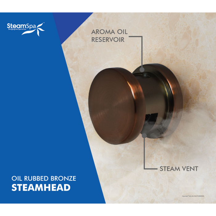 SteamSpa Indulgence 12kW QuickStart Acu-Steam Bath Generator Package