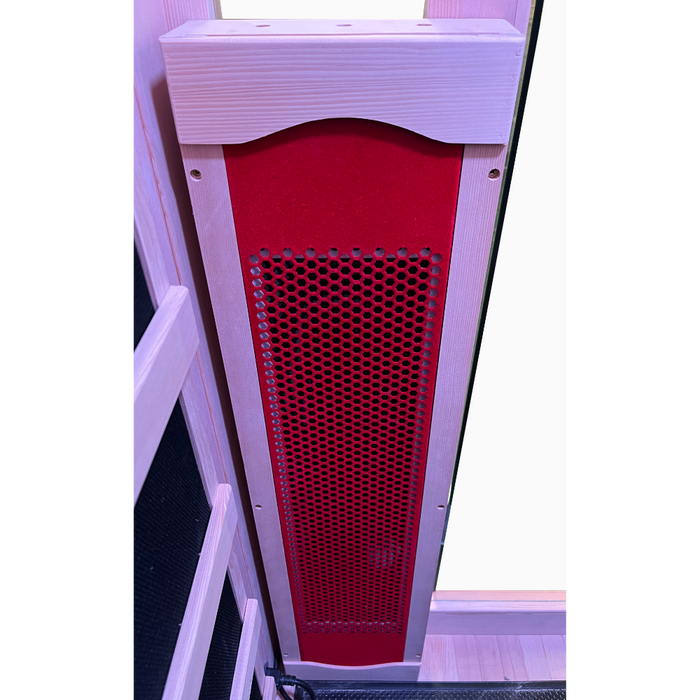 SteamSpa Infrared Home Sauna Hemlock Wooden Indoor 1-2 Person Infrared Sauna Spa