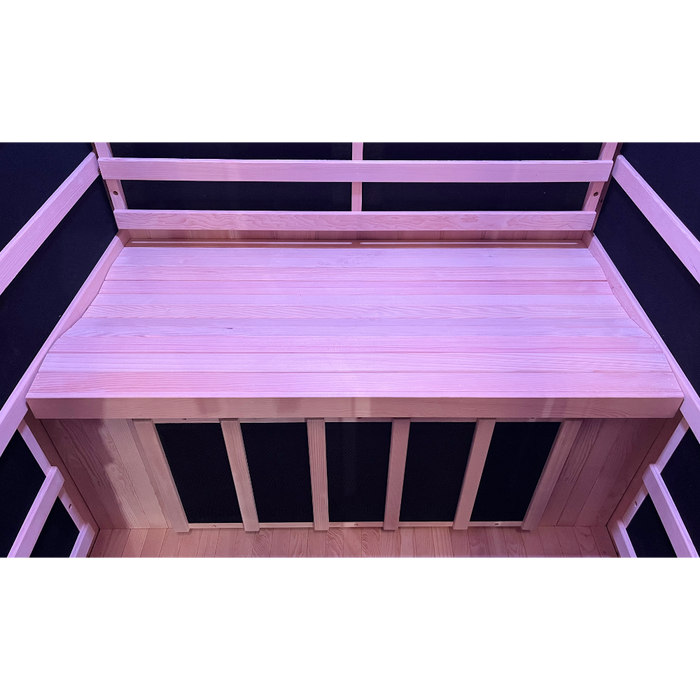 SteamSpa Infrared Home Sauna Hemlock Wooden Indoor 1-2 Person Infrared Sauna Spa