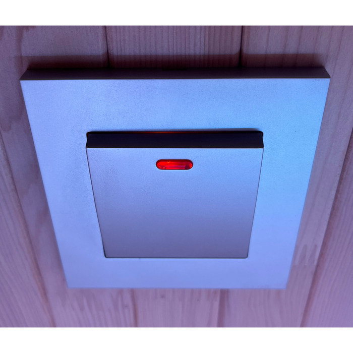 SteamSpa Infrared Home Sauna Hemlock Wooden Indoor 1-2 Person Infrared Sauna Spa